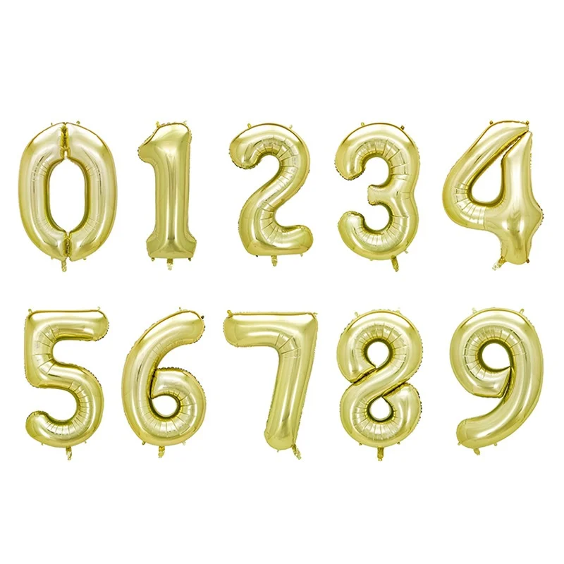 Gold Number Balloon…