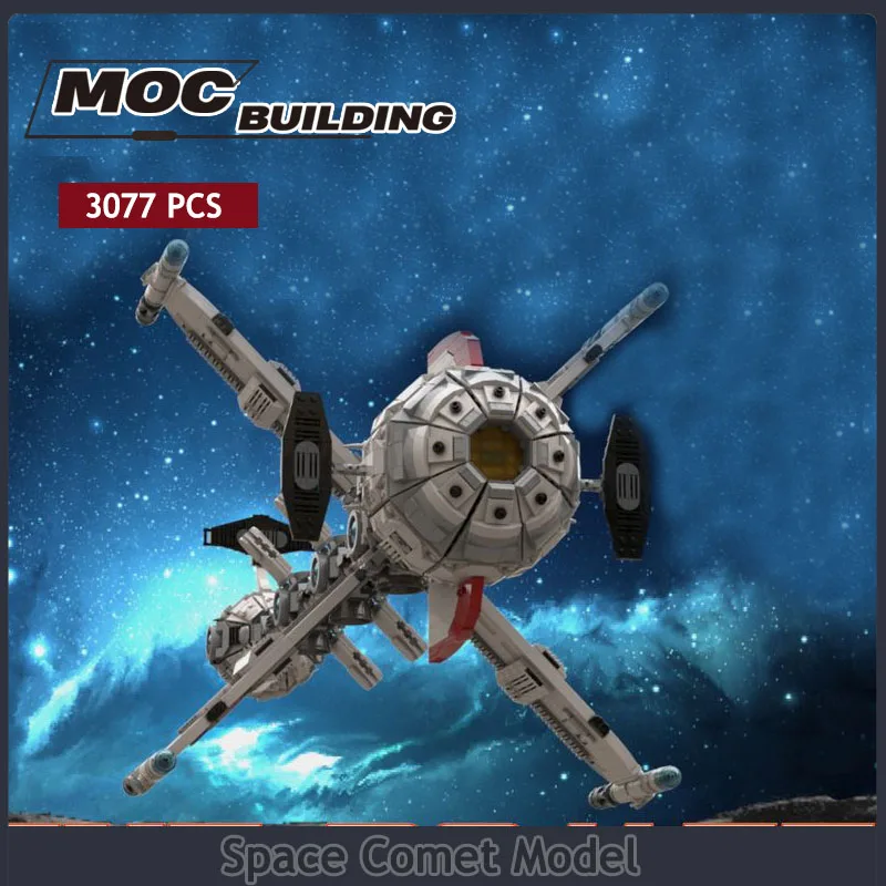 Space Comet Model MOC Building Blocks Spaceship DIY Assembled Technology Bricks Display Collection Toys Xmas Gifts