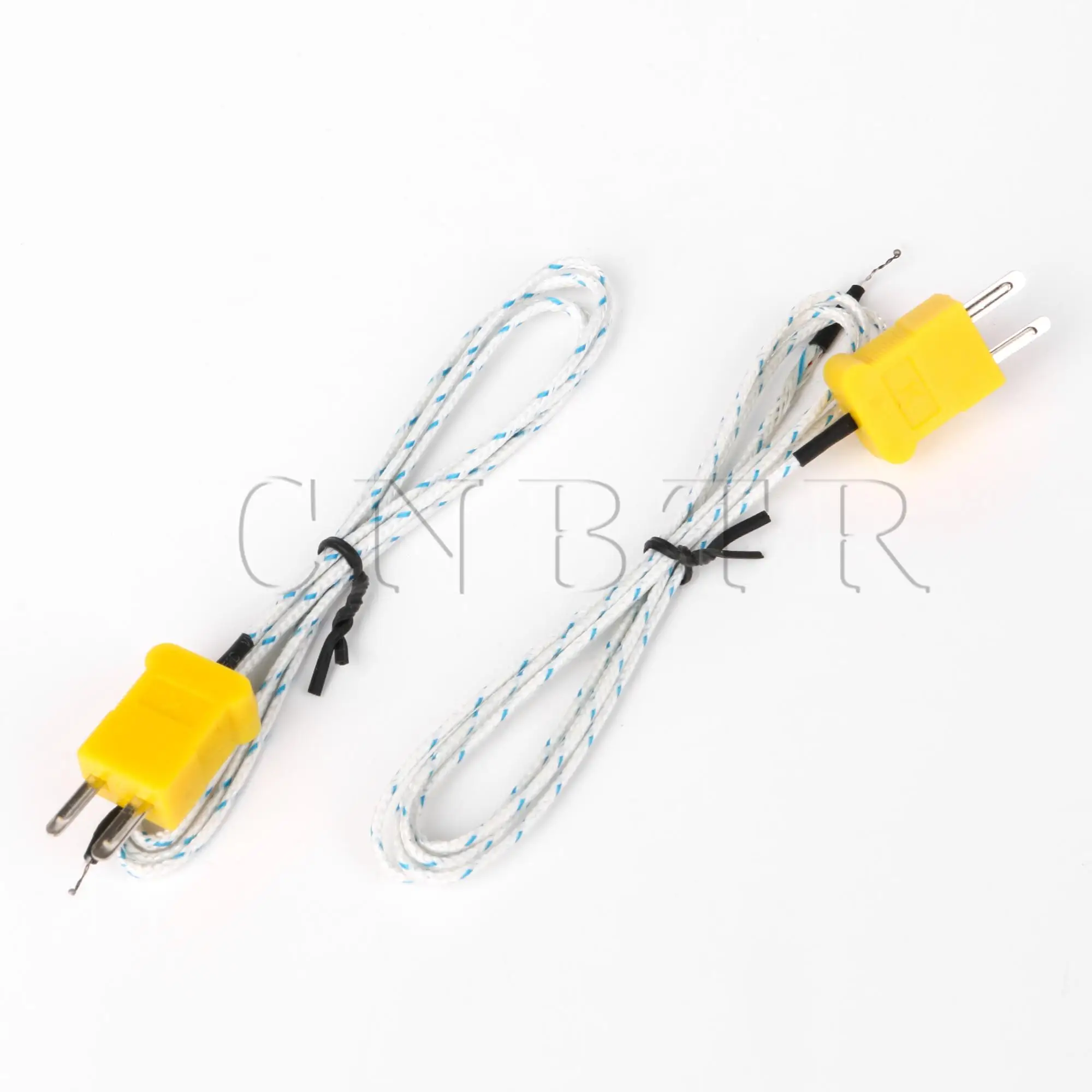 Cnbtr 10 pces k tipo mini linha de detecção de temperatura do conector 39.37 / 78.74 polegadas de comprimento