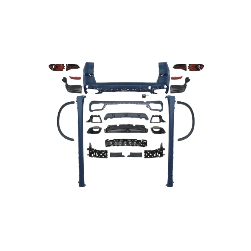 For 2019-2022 JHBM074 Tegarry X5 G05/18 Upgrade to M Tech(2023+) Old to New Front and Rear Bumpers Body Kits