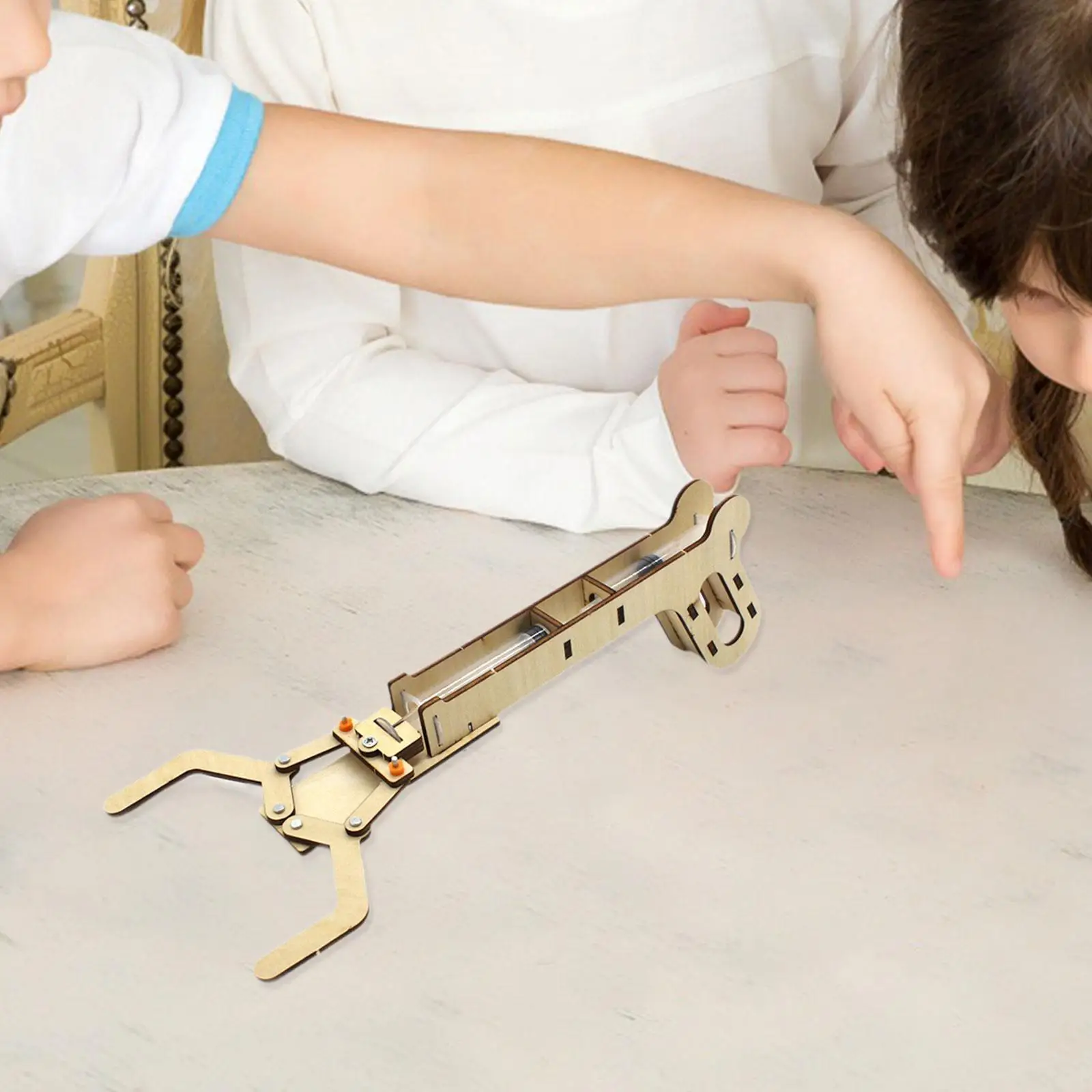 Holzbausatz, wissenschaftliches Spielzeug, Stiel, kreatives handgefertigtes mechanisches Montage-Technologie-Spielzeug für die Schule, Grundschule