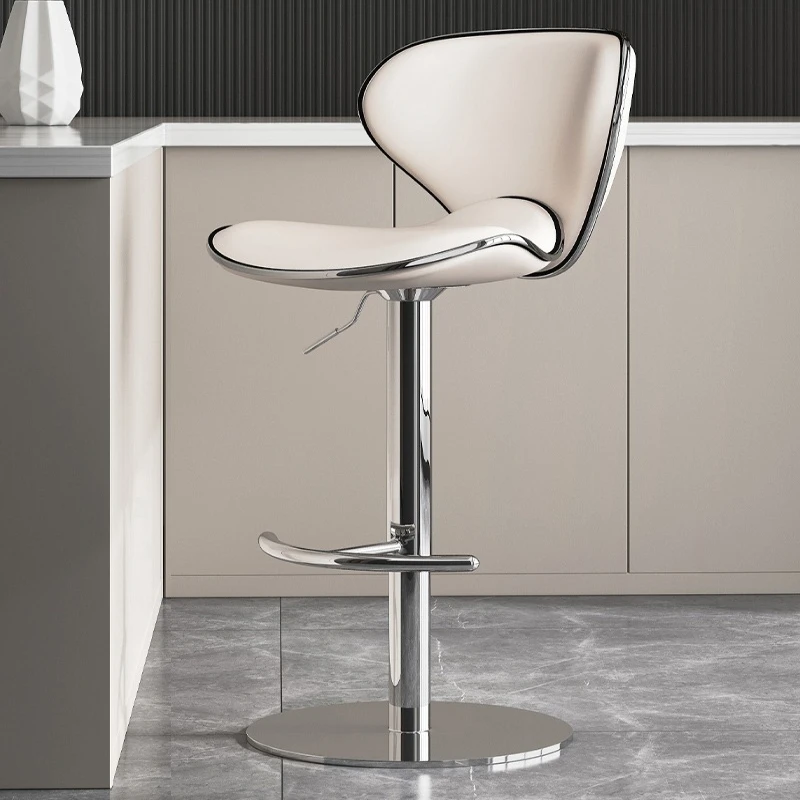 كرسي بار فاخر مقعد مرتفع حديث وبسيط كرسي مسند ظهر منزلي كرسي بار مكتب استقبال أمامي مقعد بارونية ستول