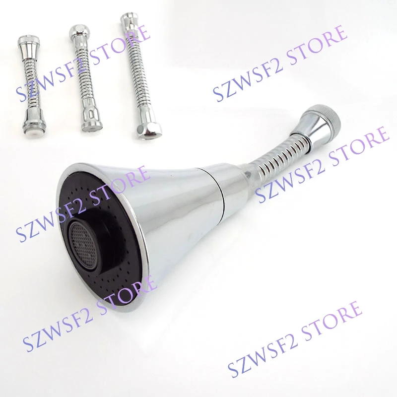 

Kitchen Water Tap Faucet Nozzle head Adjustable Pressure Rotating Tap Shower Head Water Saving Shower Faucet Adapter E2