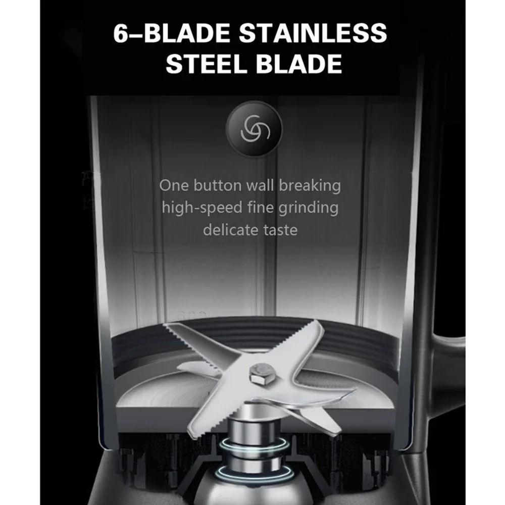 عصارة فواكه منزلية متعددة الوظائف 4500 وات مناسبة للمشروبات المجمدة والعصائر والصلصات وما إلى ذلك