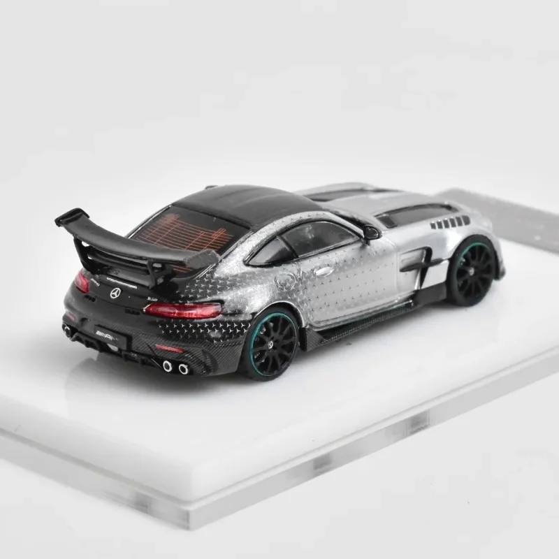 1:64 Mercedes-Benz AMG โมเดลรถยนต์จำลองแบบคงที่, คอลเลกชันของเด็กของเล่นตกแต่ง, ของขวัญวันหยุดสำหรับเด็ก