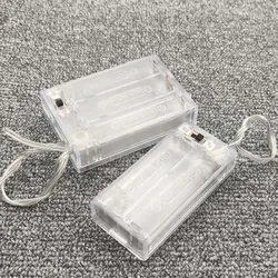 Transparent 2 3 Slot for AA Battery 2X 3X Power Bank Cases Battery Storage Boxes Battery Box Batteries Container Battery Holder