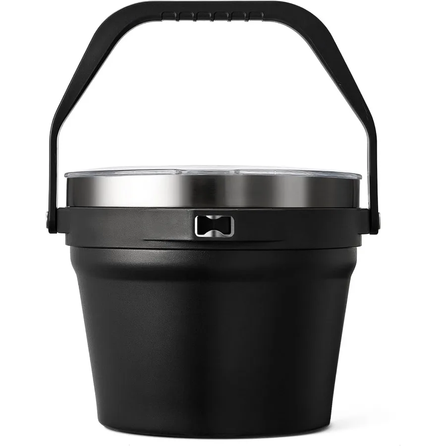 

7L Insulated Ice Bucket with Lid Double Wall Vacuum Stainless Steel Beverage Bucket Keeps Frozen Longer Holds 6 Longnecks or 3