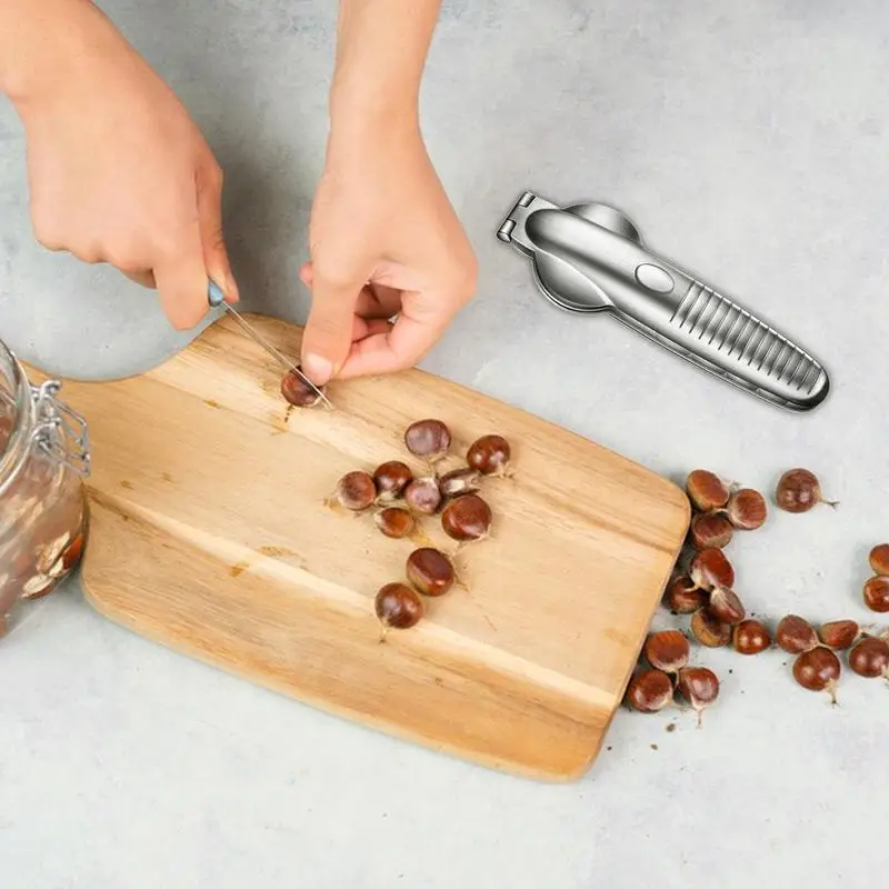 Walnut Cracker Stainless Steel Nut Cracker Walnut Opener Nut Sheller Ergonomic Kitchen Tools Walnut Pliers Pecan Cracker Tool