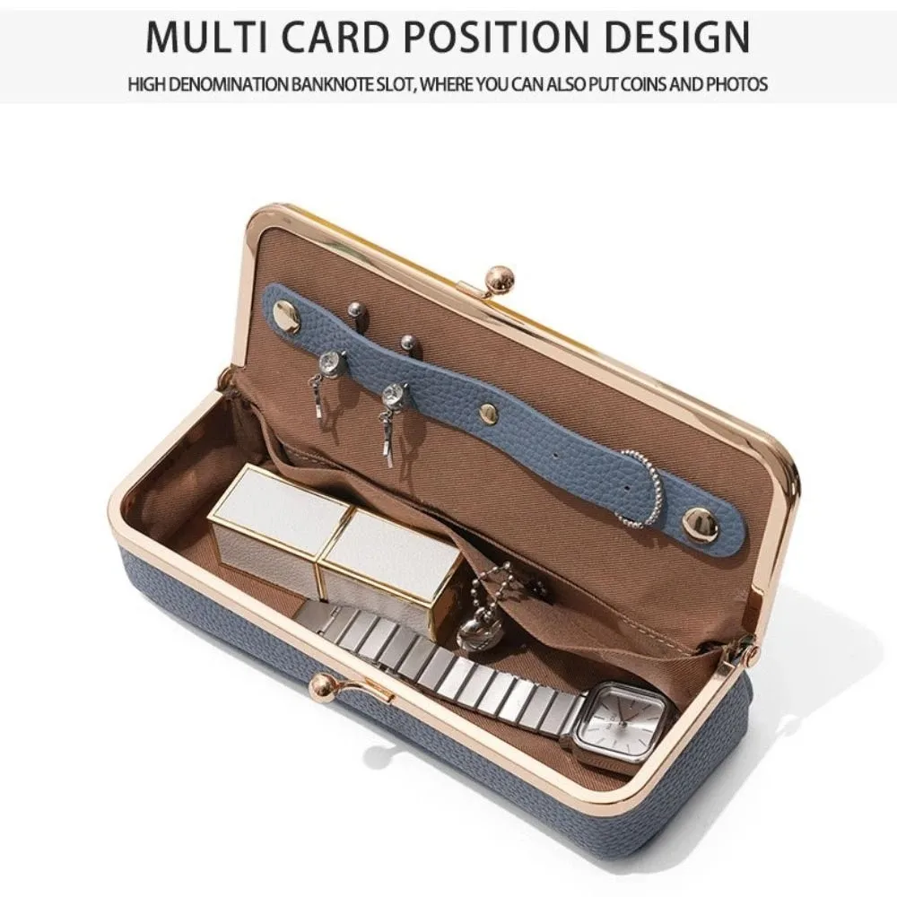 Multifunctional PU Leather Jewelry Storage Bag Anti-lost Design Automatic Closing Portable Jewelry Organizer Fashion