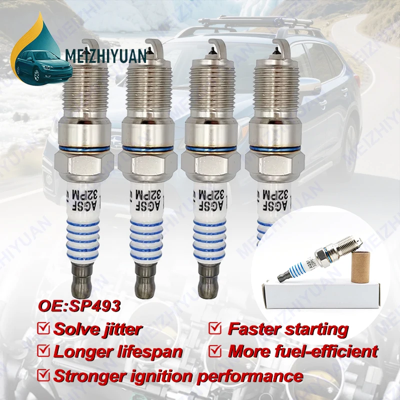 

Платиновая свеча зажигания SP-493 AGSF32PM для Ford E-series Expedition Explorer F-150 Cadillac SRX STS XLR Lincoln Navigator Mazda MPV
