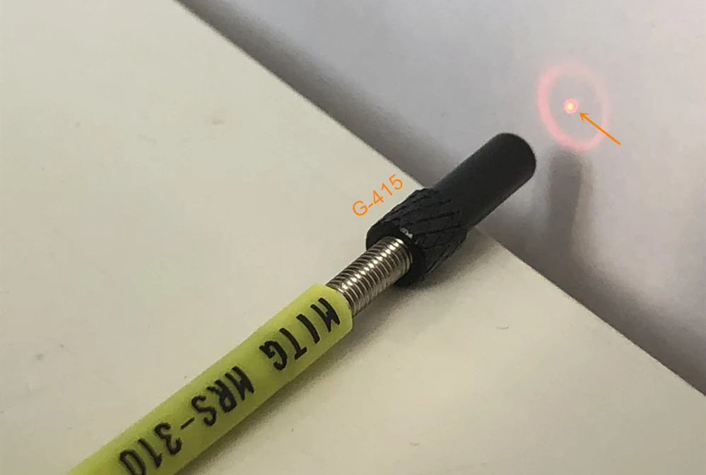 Optischer Fasersensor, Fokuslinse, Spiegel, optisch, M3, M4, M6, für diffuse reflektierende Durchgangsstrahl-Lichtschranke, Gauselink – Detail 7