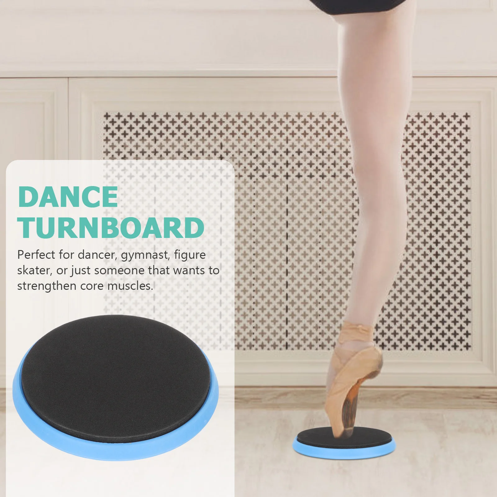 Professional Ballet Board Balance Dancer Rotate Practicing Turn for Dancers