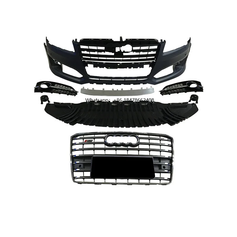 

Suitable for 15-17 A8 Old Model to New S8 Large Bumper Upgrade, Front and Rear Bumper Modification Accessories
