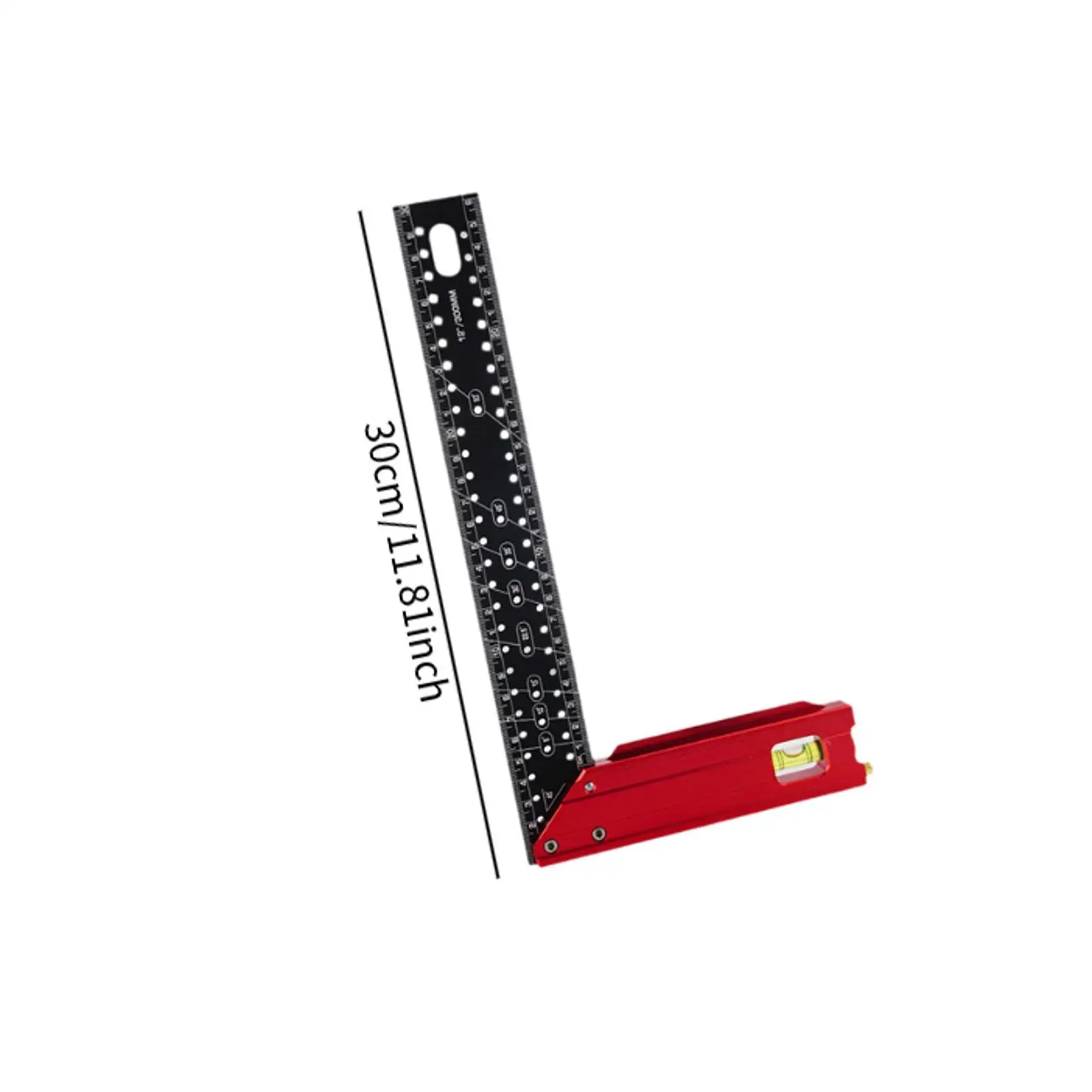 Woodwork L Square Ruler Scale Ruler Marking Tool Right Angle Ruler for Model Making Tools