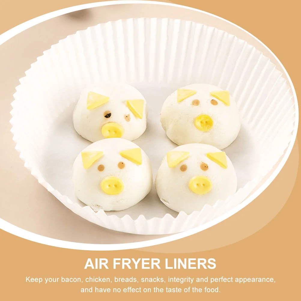 

100Pcs Air Fryer Roast Papers Non Stick Baking Mats Oven Bbq Tray Liners Cooking Supplies Air Fryer Baking Paper