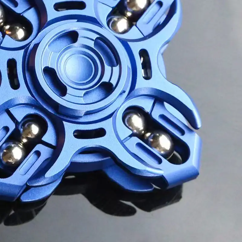 Mechanische punkstijl Fidget Spinner - Metalen EDC ADHD & angstverlichtingsspeelgoed voor volwassenen |   Stressverminderende vingerspinner