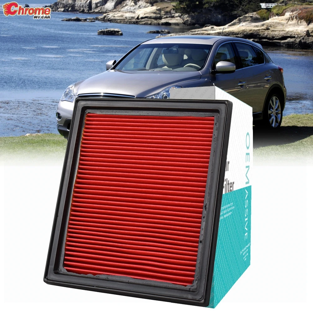 For Infiniti EX35 EX37 G25 G35 G37 Q40 Q60 QX50 V6 2.5L 3.5L 3.7L 2007-2017 Car Engine Air Filter 16546-JK20A 16546-JK20B