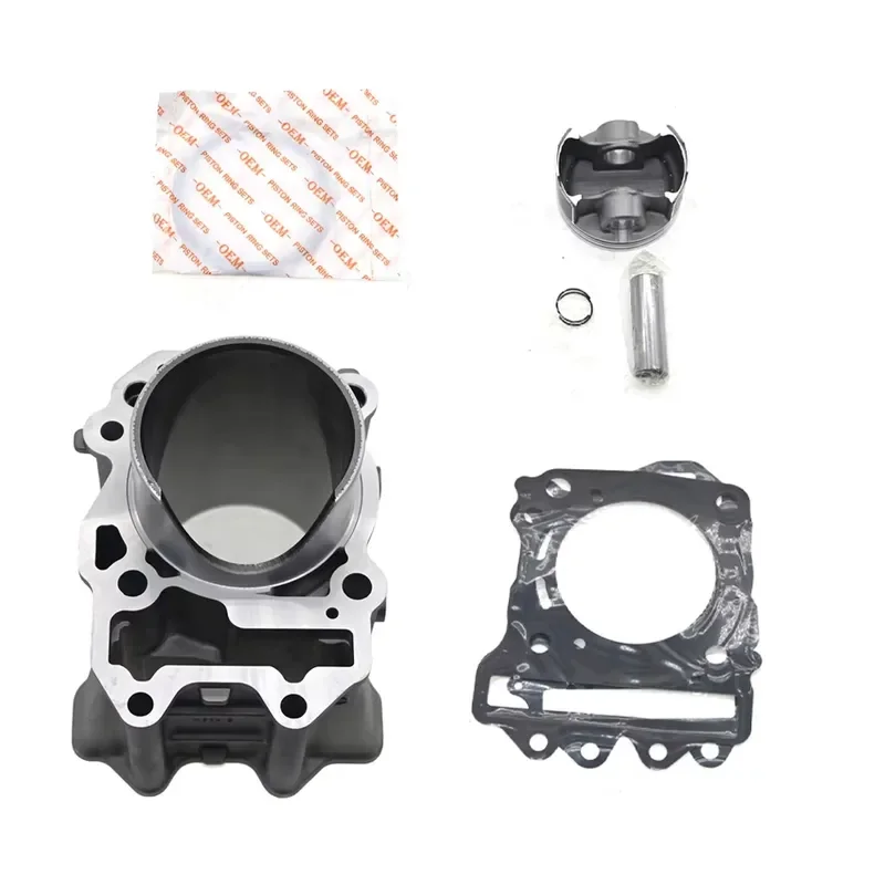 81mm Cylinder Piston Kit for AN400 Motorcycle Engine Parts Replacement High Performance Bore Set Compatible with Scooter
