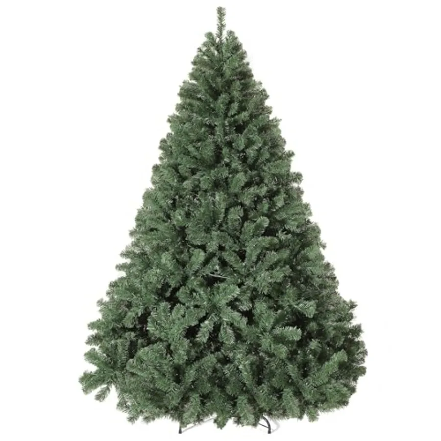 

7.5 Feet Artificial Christmas Tree, Realistic Premium Spruce Hinged Christmas Tree, Holiday Christmas Tree with Metal Hinges an