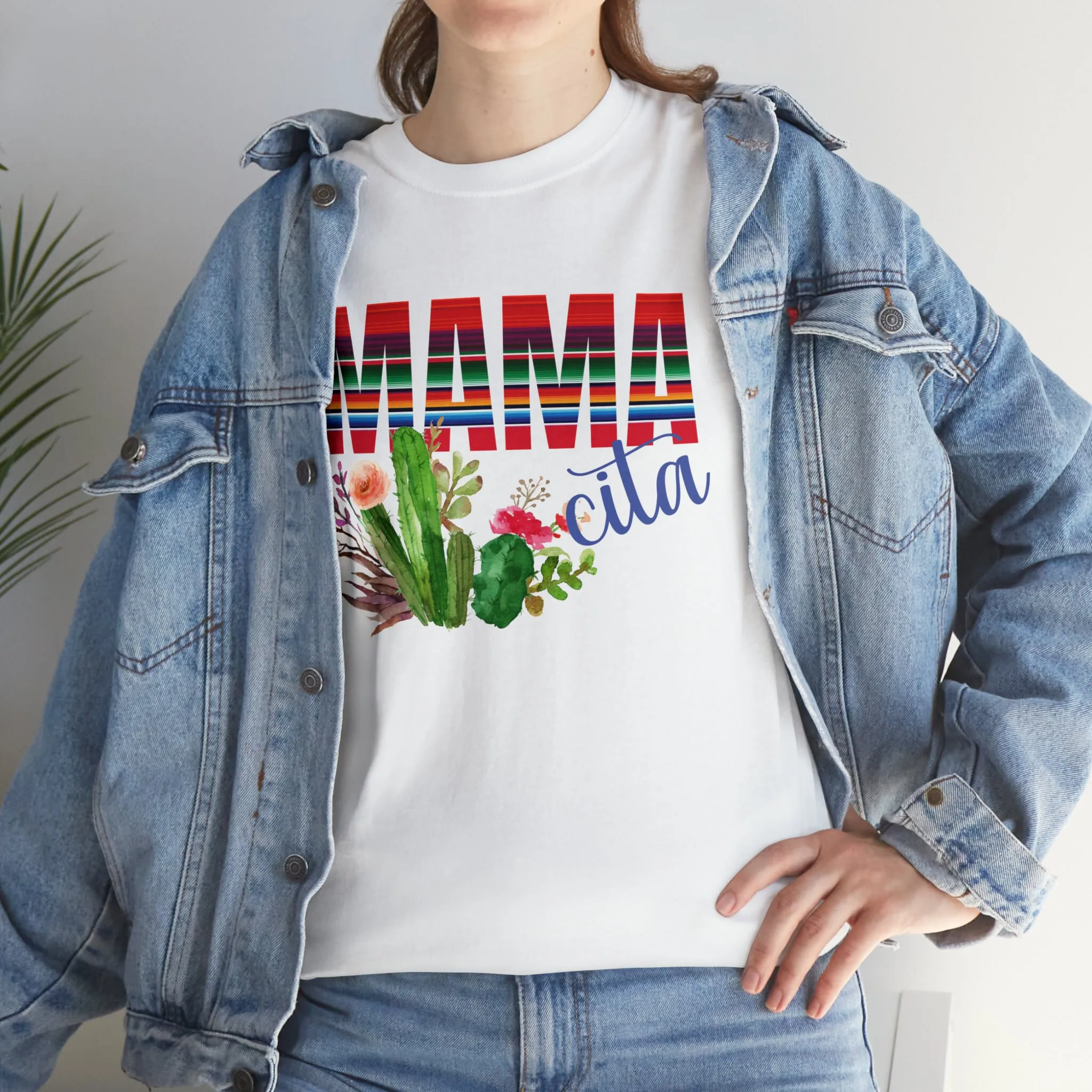 Mamacita T Shirt Women'S Gifts Hispanic Cactus