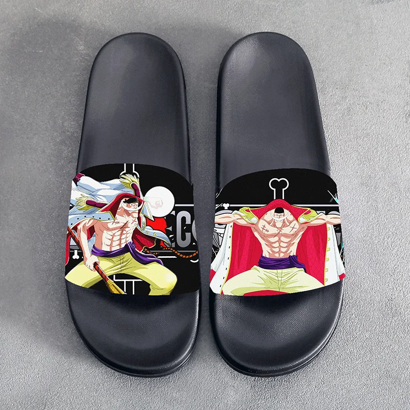 Summer Sandals Slippers Anime ONE PIECE Marshall·D·Teach Cosplay Slippers Cute Cartoon Shoes For Men Women Unisex Halloween Gift