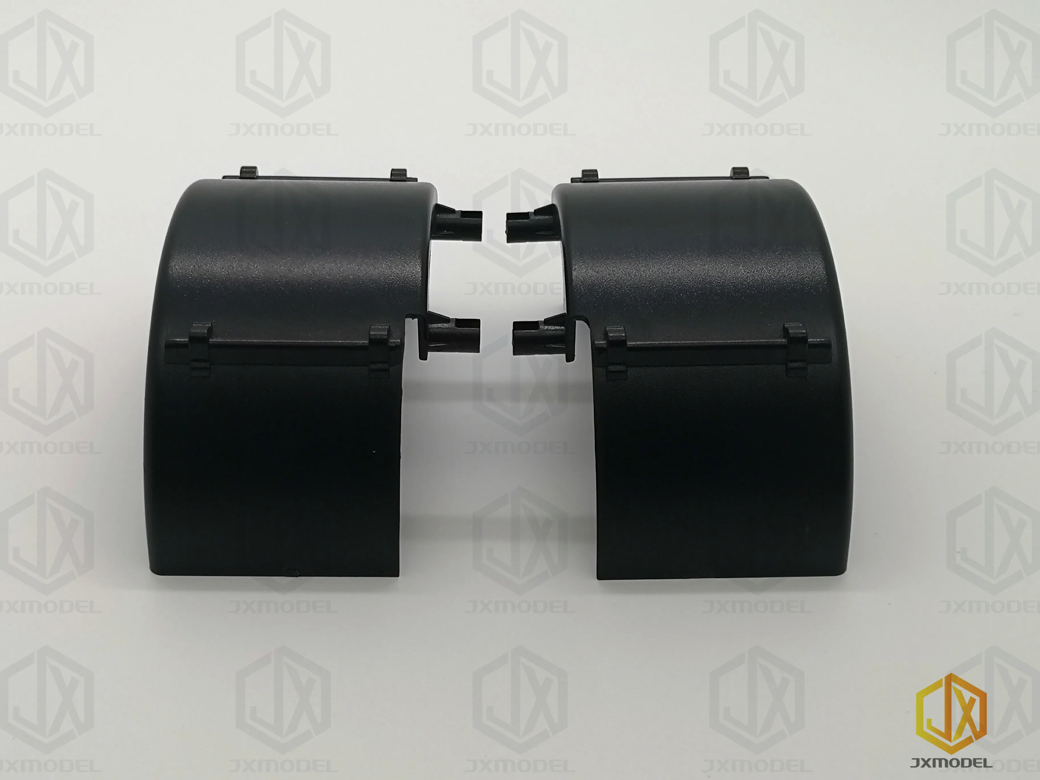 Fender redondo de plástico rc-jxmodel modelo 1/14 caminhão cabeça de lama trator reboque para tamiya lesu para scania man actros volvo peças de carro