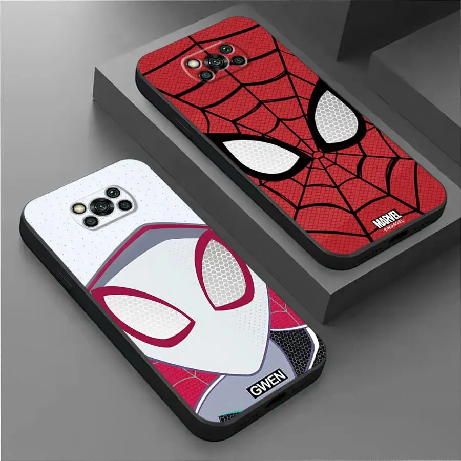 Marvel Spider Man Venom Phone Case for Xiaomi Poco F1 M4 Pro 5G X4 Pro 5G F5 M5 X4 GT C50 C51 C61 X3 NFC M3 C40 F4 GT X5 Cover