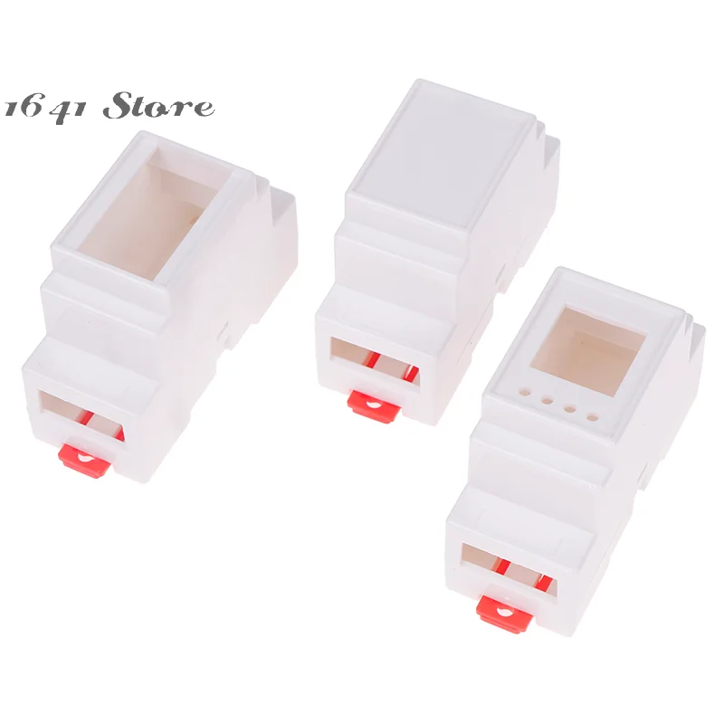 اختر لونك؛ صندوق توصيل DIN Rail PLC؛ مثالي للمشروعات الإلكترونية؛ مثبت على 35-سكك الحديدية؛ الحجم: 88x37x59 ملم