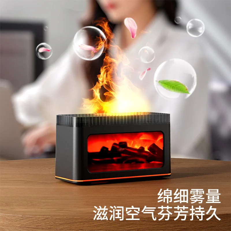 New Humidifier Aromatherapy Machine, Ambient Light Salt Stone Humidifier, Bedroom Silent Aromatherapy Machine