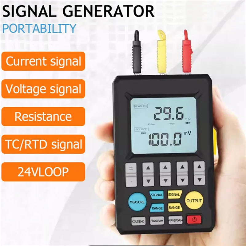 Signal Generators Portable Signal Sources Current And RTD Thermocouples Resistance Analog Handheld Process Calibrators