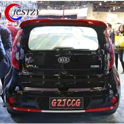 For Kia Soul Spoiler ST SY ABS Material Car Rear Wing Primer Color Rear Spoiler for Kia Soul Spoiler 2010-2015