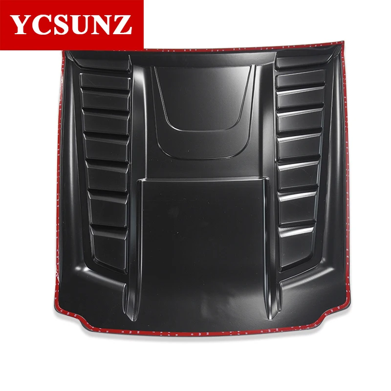 ABS Supper Big Bonnet Hood Scoop For Nissan Navara NP300 2021 2022 4WD Frontier Double Cab car Accessories YCSUNZ