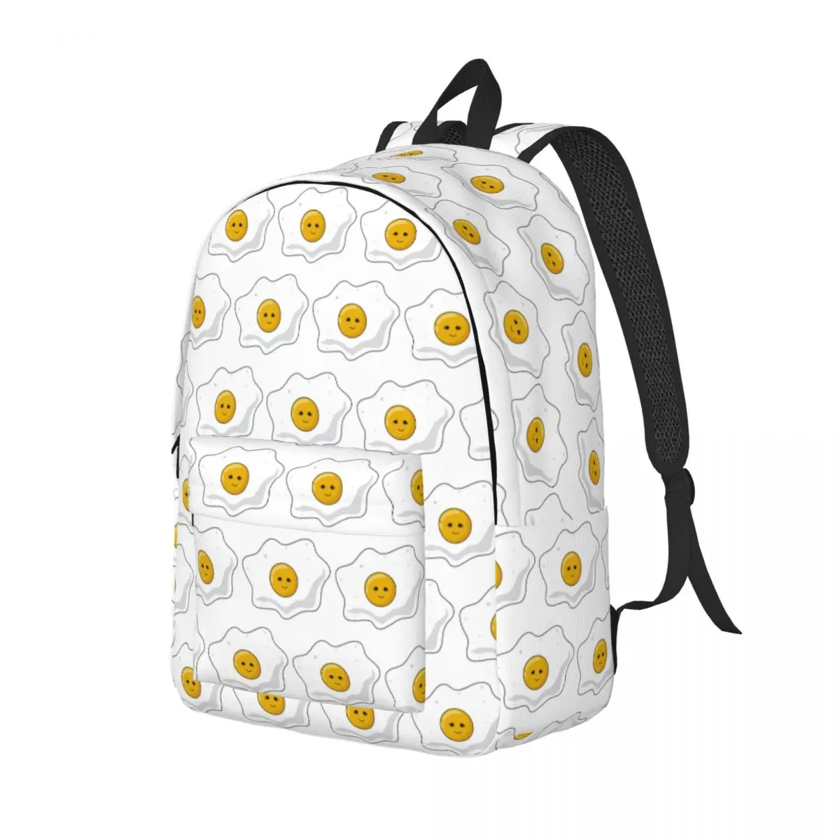 

Cute Scrambled Egg Student Backpack School Bag Hiking Travel Daypack for Men Women Fashion Bookbag Shoulder Bags