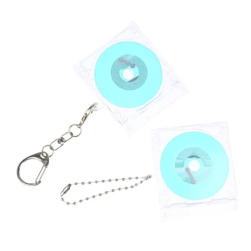 1 Stück Mini NFC CD Vinyl-Schallplatten-Schlüsselanhänger Musik-Link-Anhänger Klare Hülle DIY-Geschenk für Kpop-Fans Musikliebhaber Taschen-Schlüssel-Dekoration – Detail 11