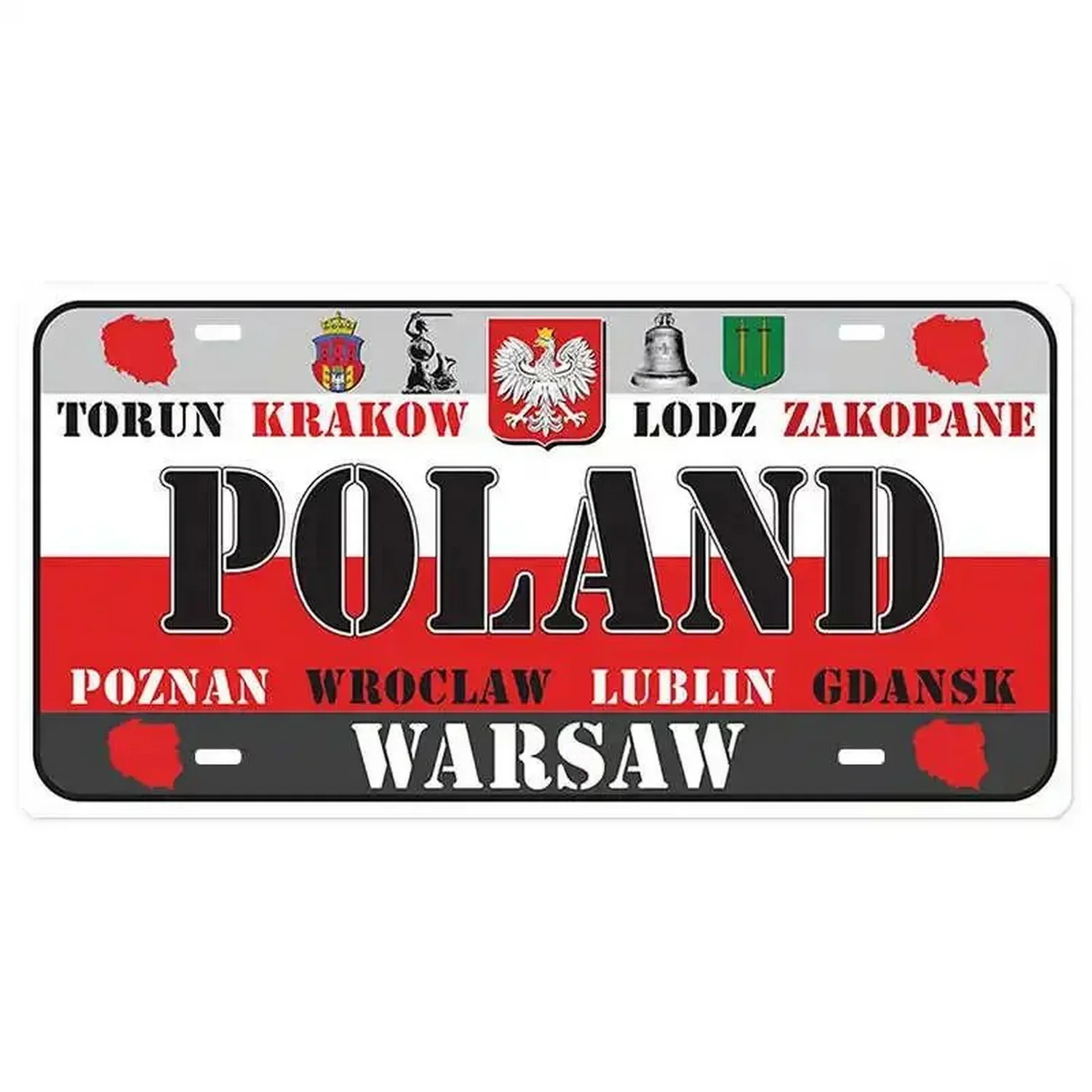 Italy License Plates Metal Tin Signs for Wall Art Decoration Vintage Tags Metal Automotive Signs For Cafe Bar Club Garage Pub