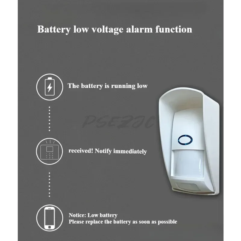 Outdoor 433MHz Wireless Infrared Detector Waterproof Pet Human Motion Detector Infrared Probe