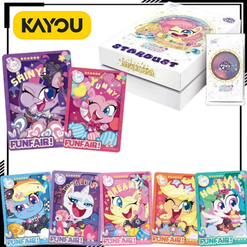 kayou-official-my-little-pony-collectible-card-cartoon-fluttershy-card-cute-party-series-2-anime-merchandise-holiday-gift