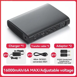 Portable UPS Power Supply 16000mAh/20000mAh/25600mAh for Routers Camera Speaker