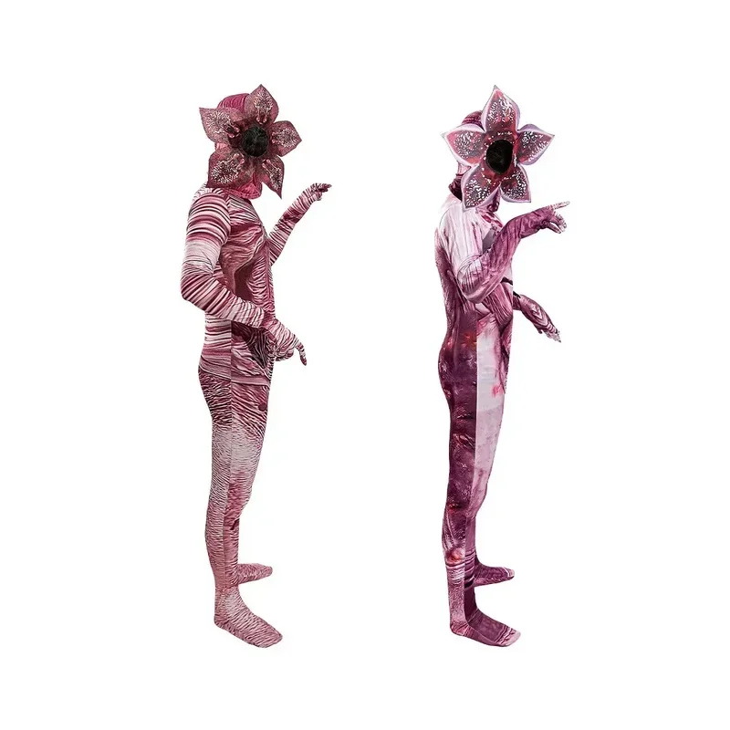 

25COSJust SaiyanCarnivor jumpsuit Halloween horror cosplay tight fitting clothing for children and adults with the same strange