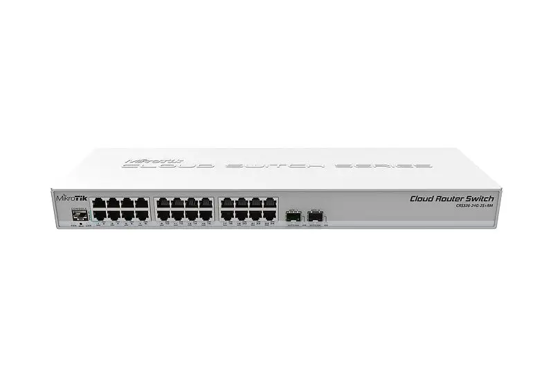 

CRS326-24G-2S + RM-MikroTik-CRS326-24 s + 24-mouth-Wan-Zhao-RM-dual system-intelligent-three-tier-enterprise-switch