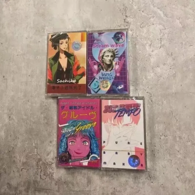 

Music Magnetic Tape Greatest Hits Night Tempo presents Album Cassette Cosplay Walkman Car Recorder Soundtracks Box Party Music