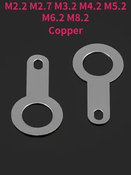 M2.2 M2.7 M3.2 M4.2 M5.2 M6.2 M8.2 Single Head Soldering Lug Copper Washer Copper Soldering Lug