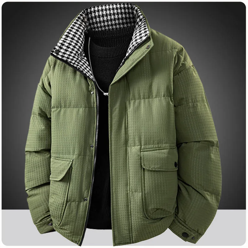 

Зимняя мужская куртка, модные термопарки, мужские пальто, повседневная классическая верхняя одежда, ветровка, теплые куртки с хлопковой подкладкой, мужская одежда