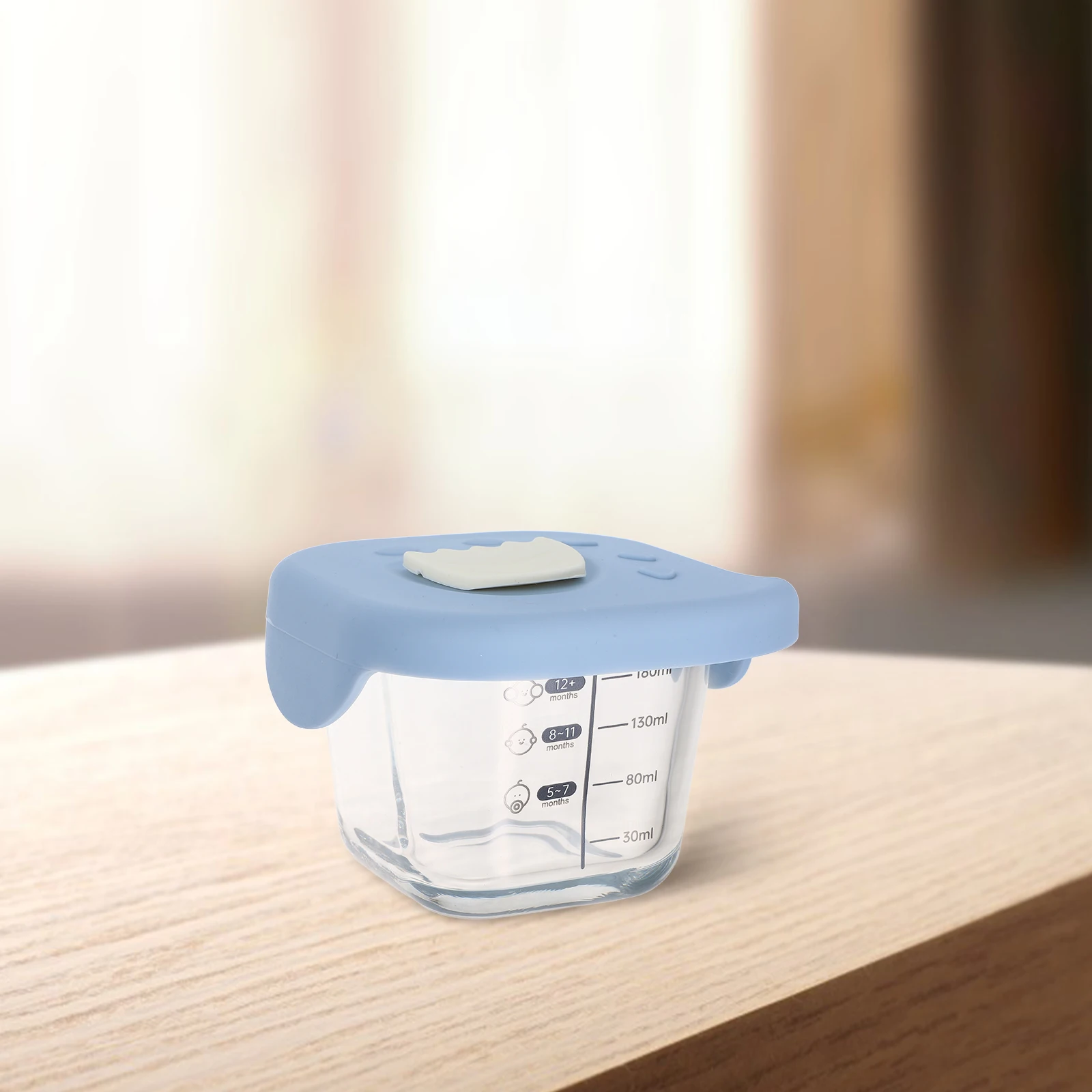 

Baby Food Bowls Glass Containers Fresh Keeping Sealed Storage Dish Infant Snack Complementary Toddler Food Dispenser Boxes