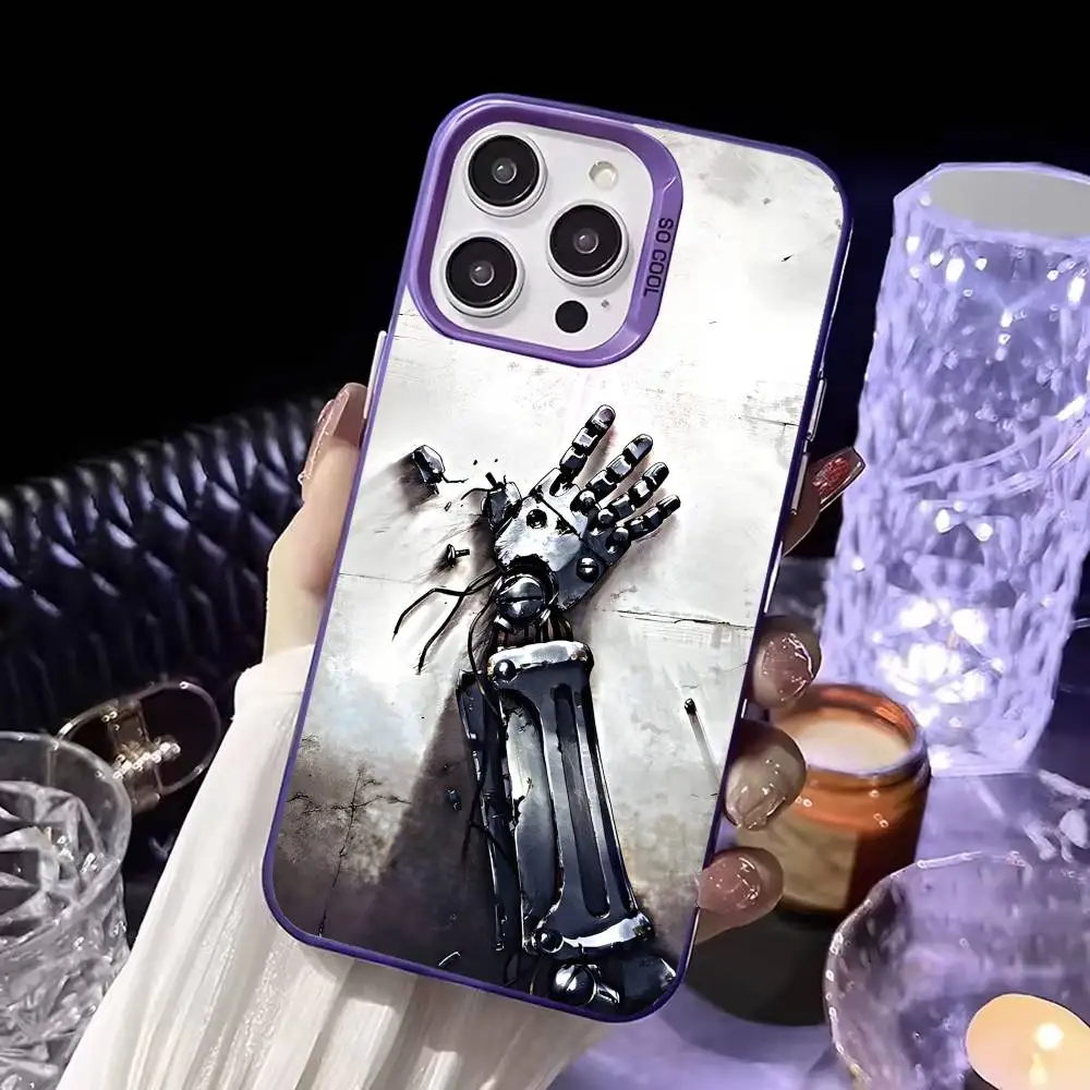 حافظة هاتف F-Fullmetal A-Alchemist لهاتف iPhone17,16,15,14,13,12,11,Mini,Pro,SE,MAX,plus,Purple Matte غطاء سيليكون #3