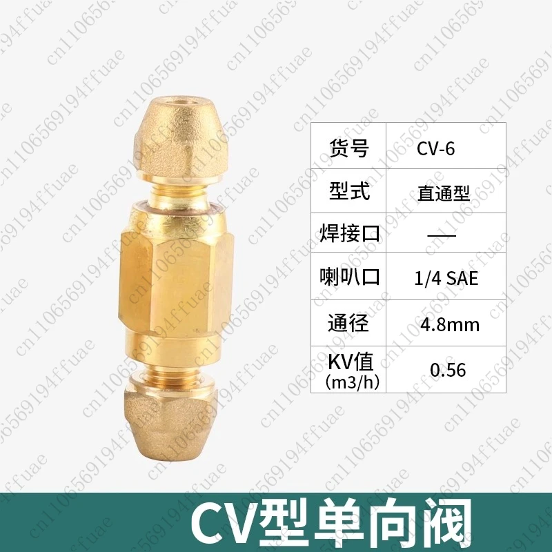 Cv Type One-Way Val…