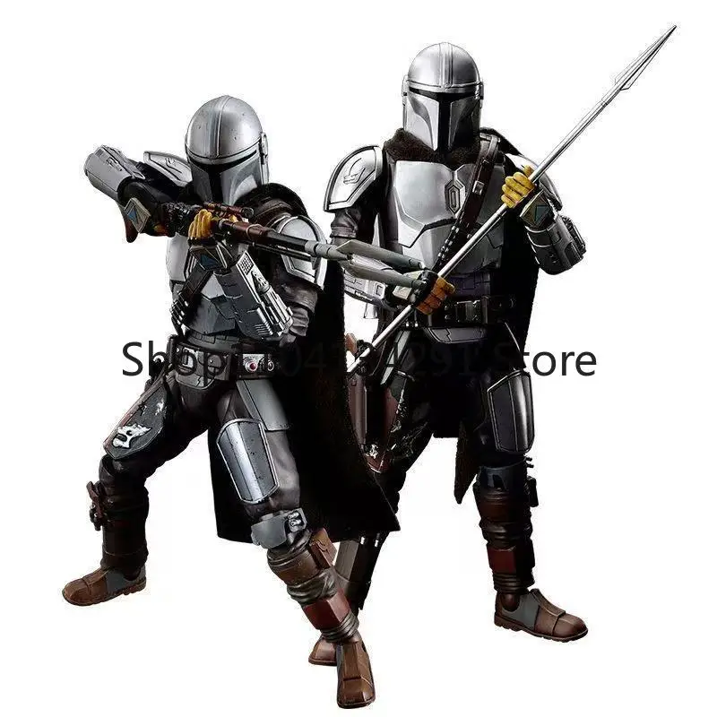 Originale Bandai Star Wars Serie animata Boba Fett Clone Trooper Mandalorian Death Trooper Regalo di compleanno Figura da collezione