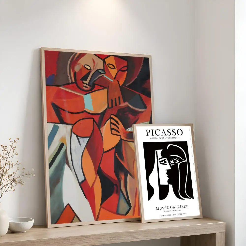 Famous Painter P-Pablo P-Picasso Poster Home Artwork For Living Room Bedroom Office Dorm Apartment Gift