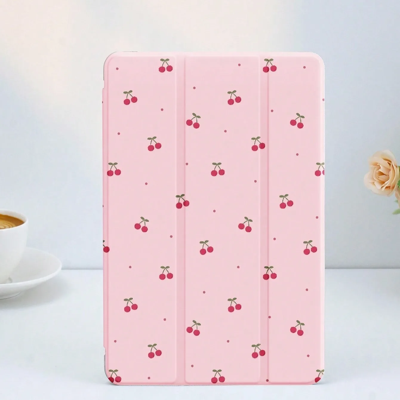 

Cute pink little Cherry PAD CASE For iPad pro 10/11/2020/6th/7th /8th /Air 3rd/Air 4th/9th gen/Air 5th Gen 2022/Air 11