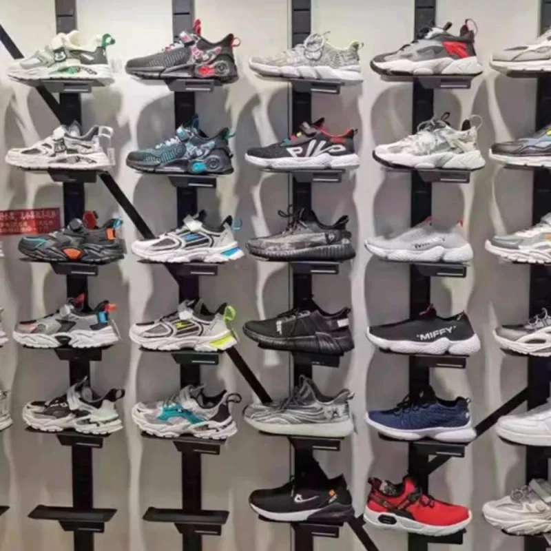 custom.Portfolio Wall Mounted Display Racks Children's Shoes Casual Shoes Sports Shoes Display Shelf